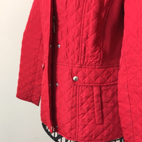 Weatherproof Quilted Red Jacket Size Medium - Picture 5 of 13